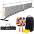 Ensemble de pickleball portable avec filet, raquettes en fibre de verre et sacs – Par bateau