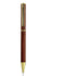 Natural Real Wood Ballpoint Pen Silver & Gold Color Clip