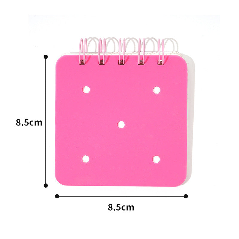 Cute Funny Spiral Notebook Pad 50 Sheets With Decor Holes