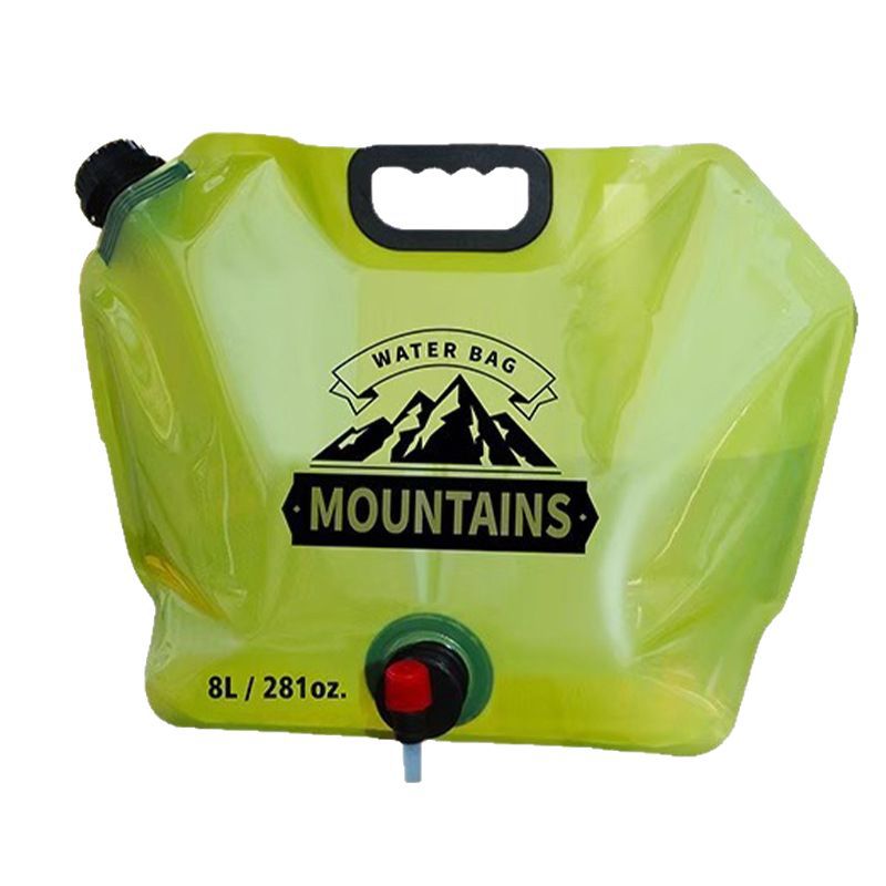 8l Foldable Water Bag Outdoor Liquid Storage