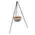 4.5l Camping Oven With Wood Lid Hanging Tripod
