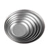 9.3 In Vintage Stainless Steel Round Tray