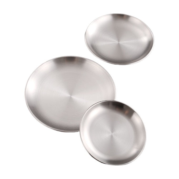 17.5in Stainless Steel Round Tray