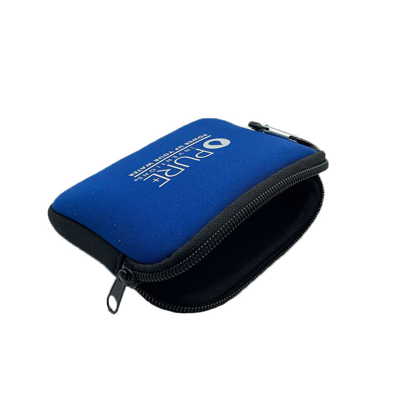 Collapsible Spoon And Fork In Neoprene Pouch