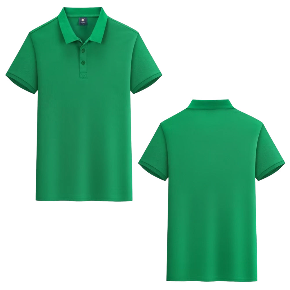 S To 7xl Collar Short Sleeve Polo Shirt Team Work Uniform