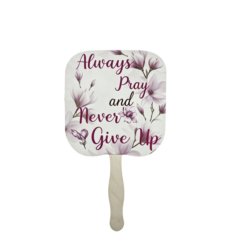 Double Sided Paper Hand Fan