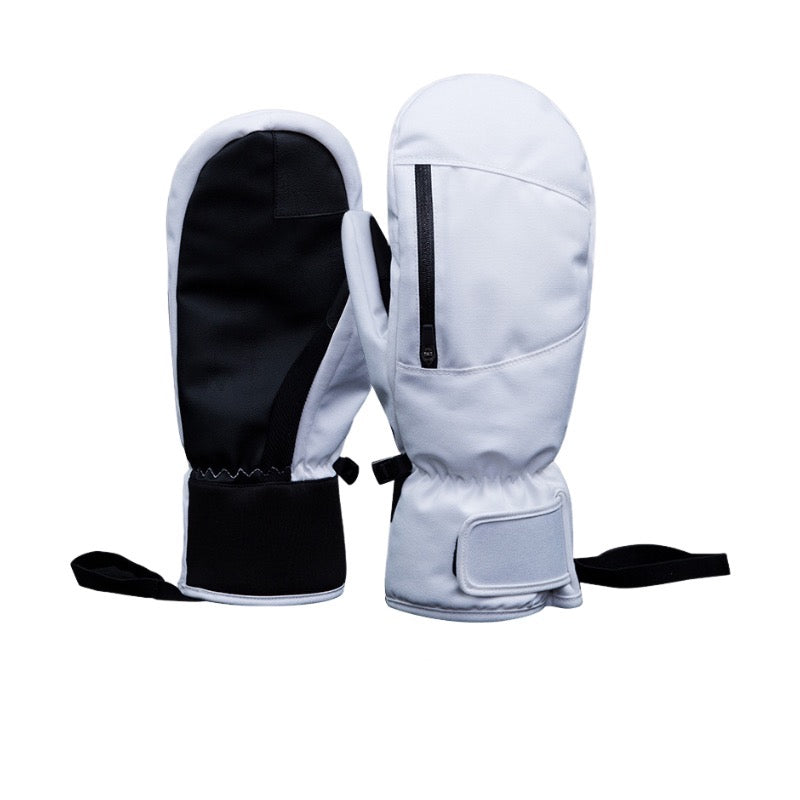 Waterproof Ski Mittens With Thumb Touchscreen
