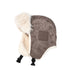 Winter Hat With Fold Down Ear Flaps & Whole Faux Fur Lining