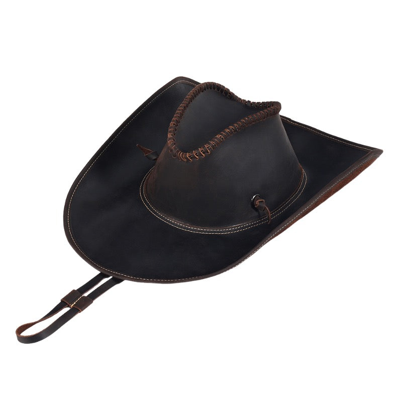 Genuine Leather Vintage Cowboy Hat