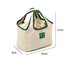 Canvas Lunch Bag Drawstring Closure