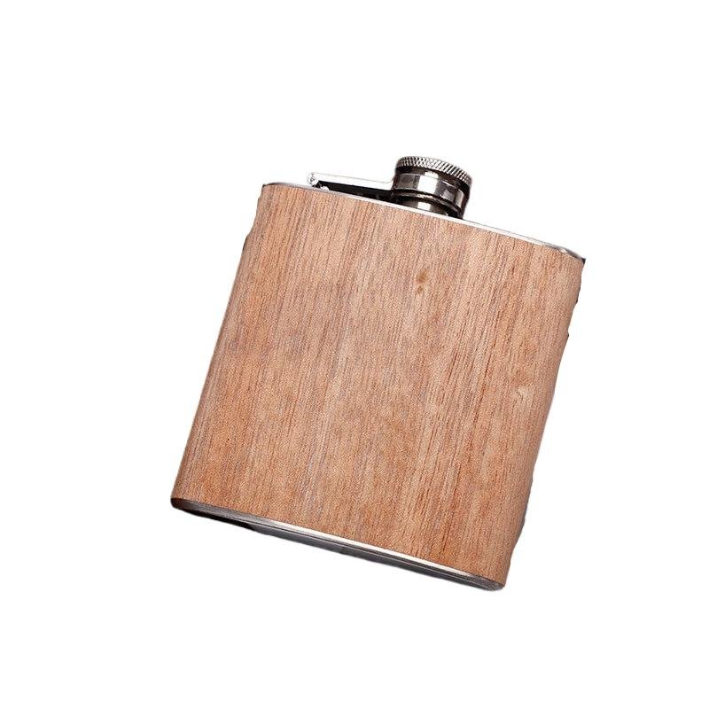 180ml Wooden Hip Flask - Delite Promotional Products