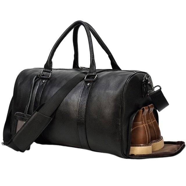 18inch Genuine Leather Travel Duffel Bag - Delite Promotional Products