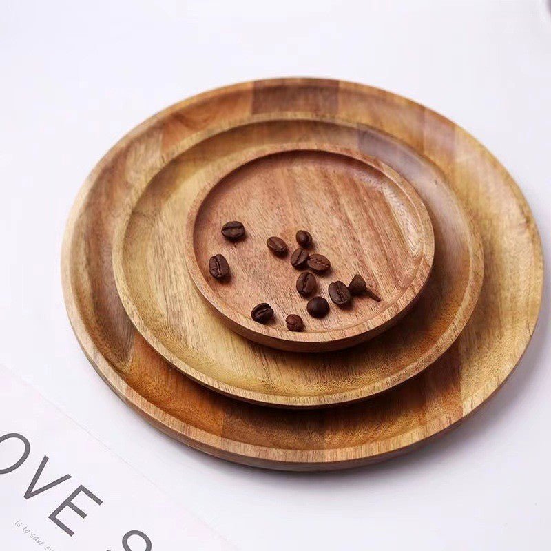 19 In Round Wood Tray - Delite Promotional Products