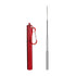 Collapsible Straw/brush Set In Aluminum Case