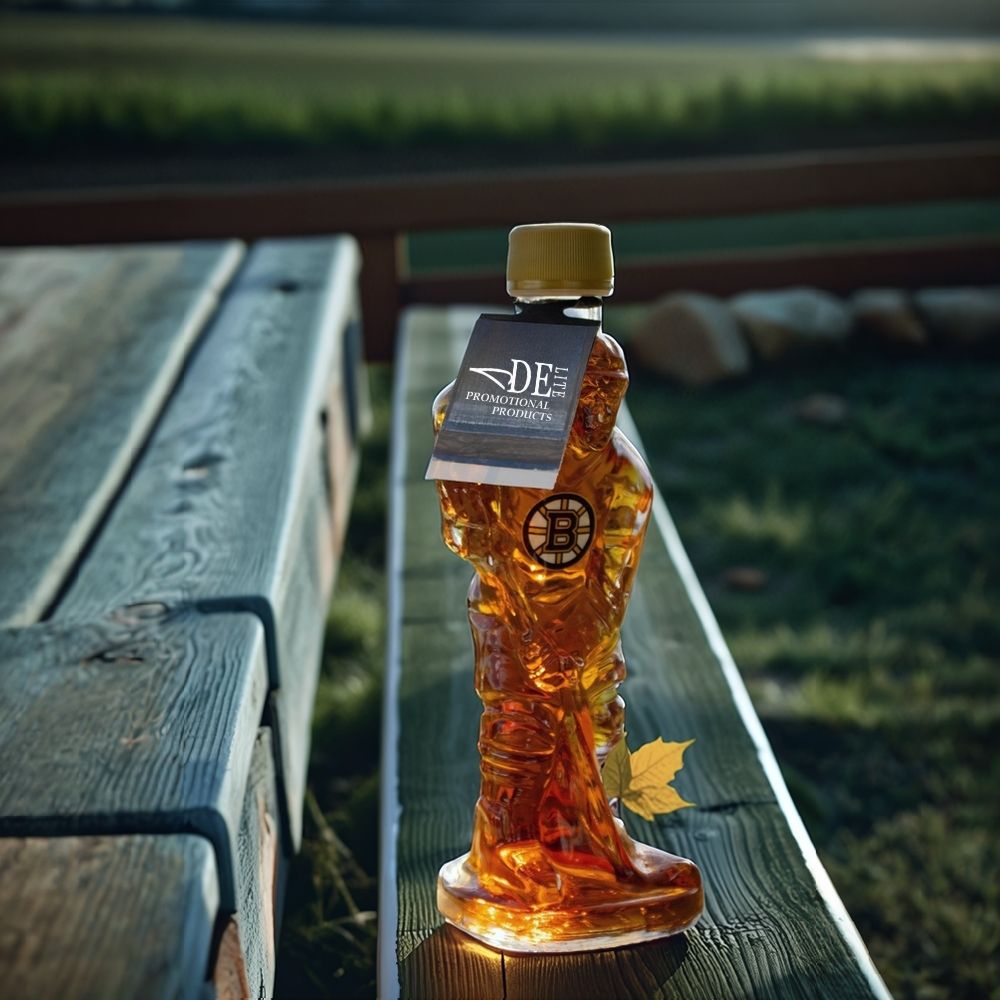 200ml Maple Syrup In Hockey Bottle - Delite Promotional Products