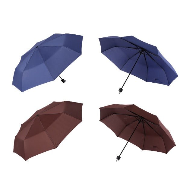 21in Manual Open Closure Three - fold Umbrella With Wrapping Fabric Bag - Delite Promotional Products