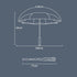 23in Reverse Close Golf Umbrella - Delite Promotional Products