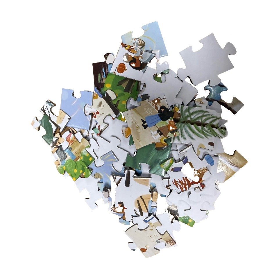 24pcs Paper Puzzle Packed By Custom Color Box - Delite Promotional Products