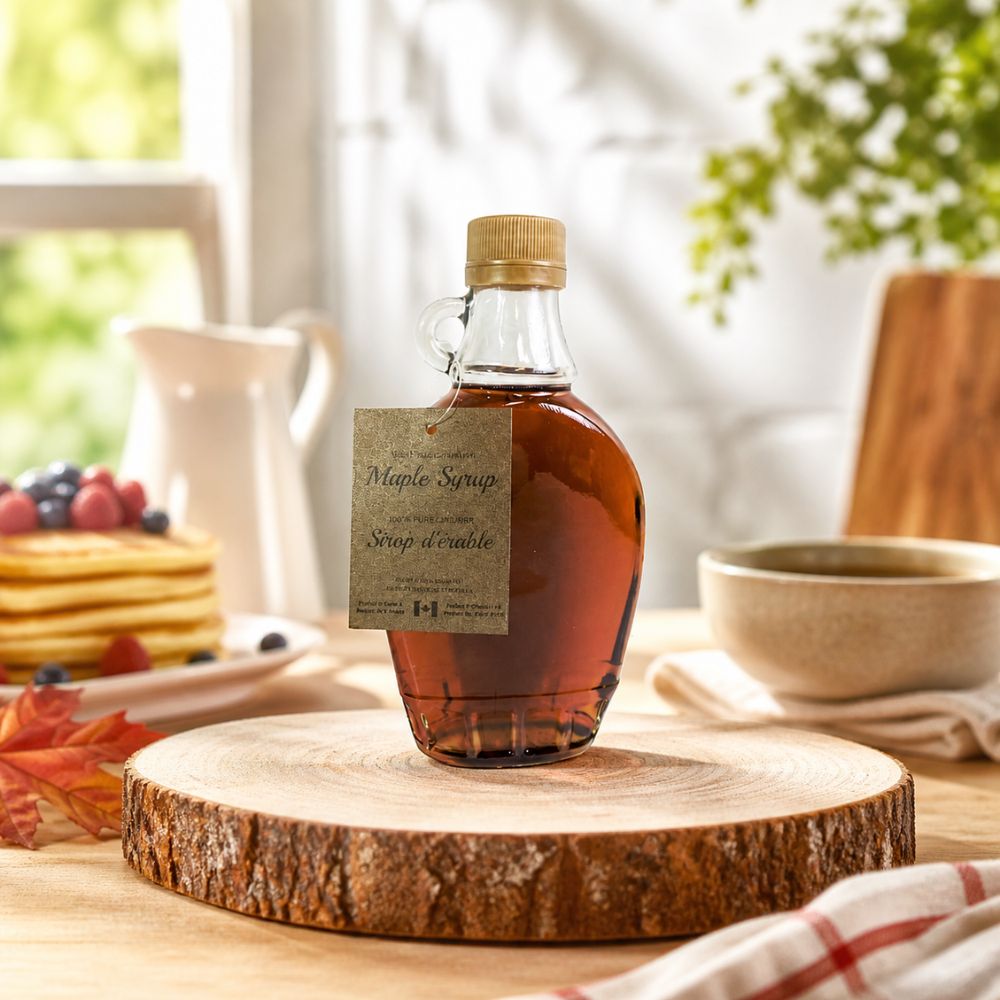 250ml Maple Syrup In Traditional Bottle - Delite Promotional Products