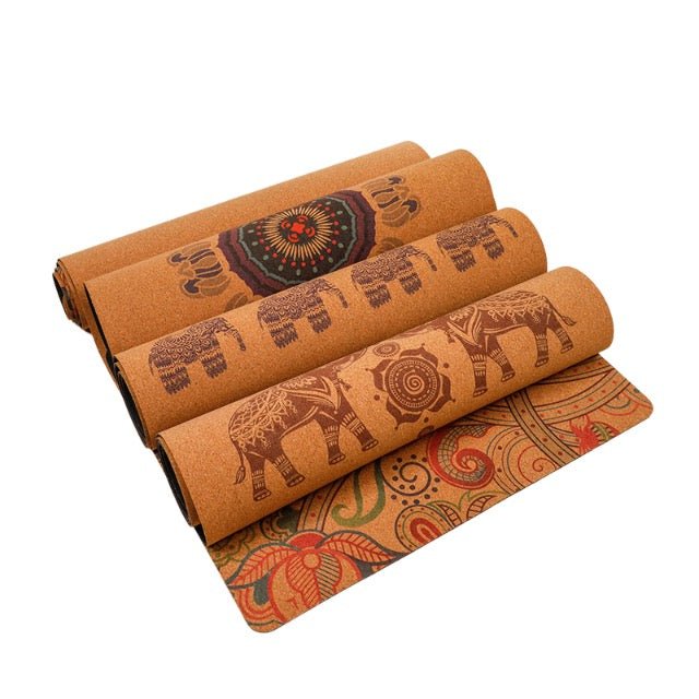 26 X 74in Cork Yoga Mat 4c Process Printed - Delite Promotional Products