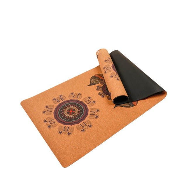 26 X 74in Cork Yoga Mat 4c Process Printed - Delite Promotional Products