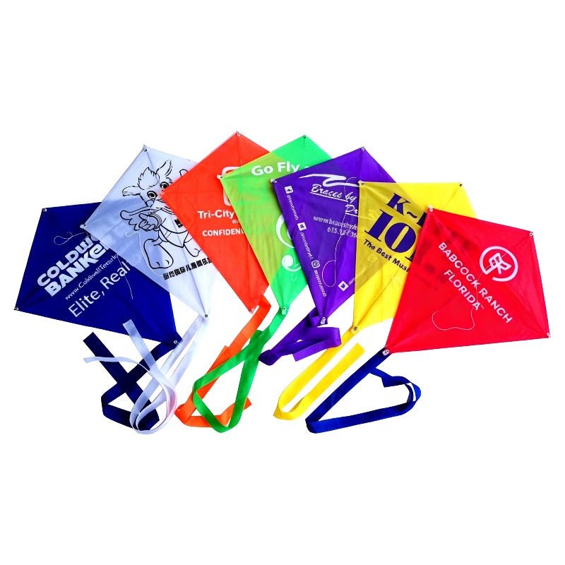 27.5 In Diamond Shape Kite With Tassels - Delite Promotional Products