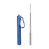 Collapsible Straw/brush Set In Aluminum Case