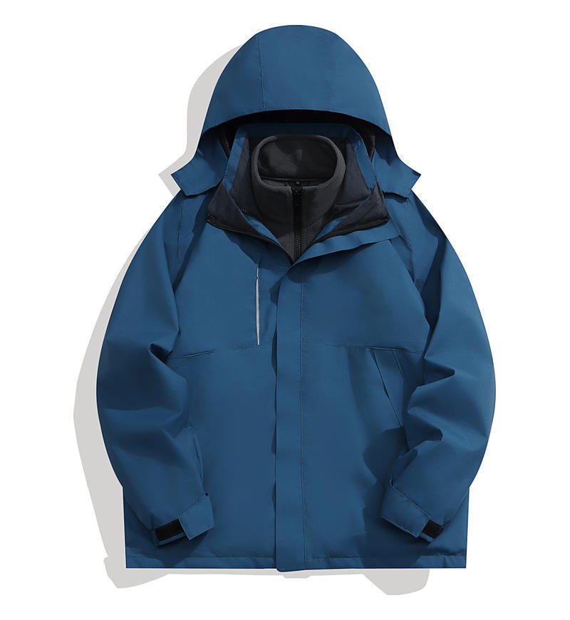 3 In 1 Water Proof Camping Jacket With Removable Polar Fleece Coat Liner - Delite Promotional Products