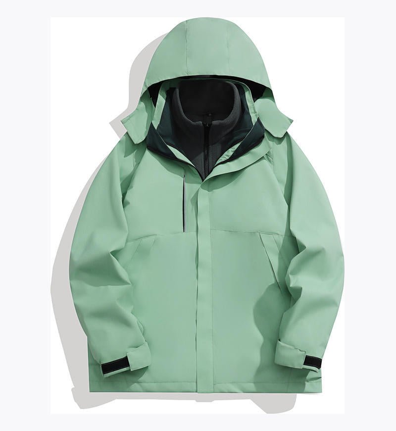 3 In 1 Water Proof Camping Jacket With Removable Polar Fleece Coat Liner - Delite Promotional Products