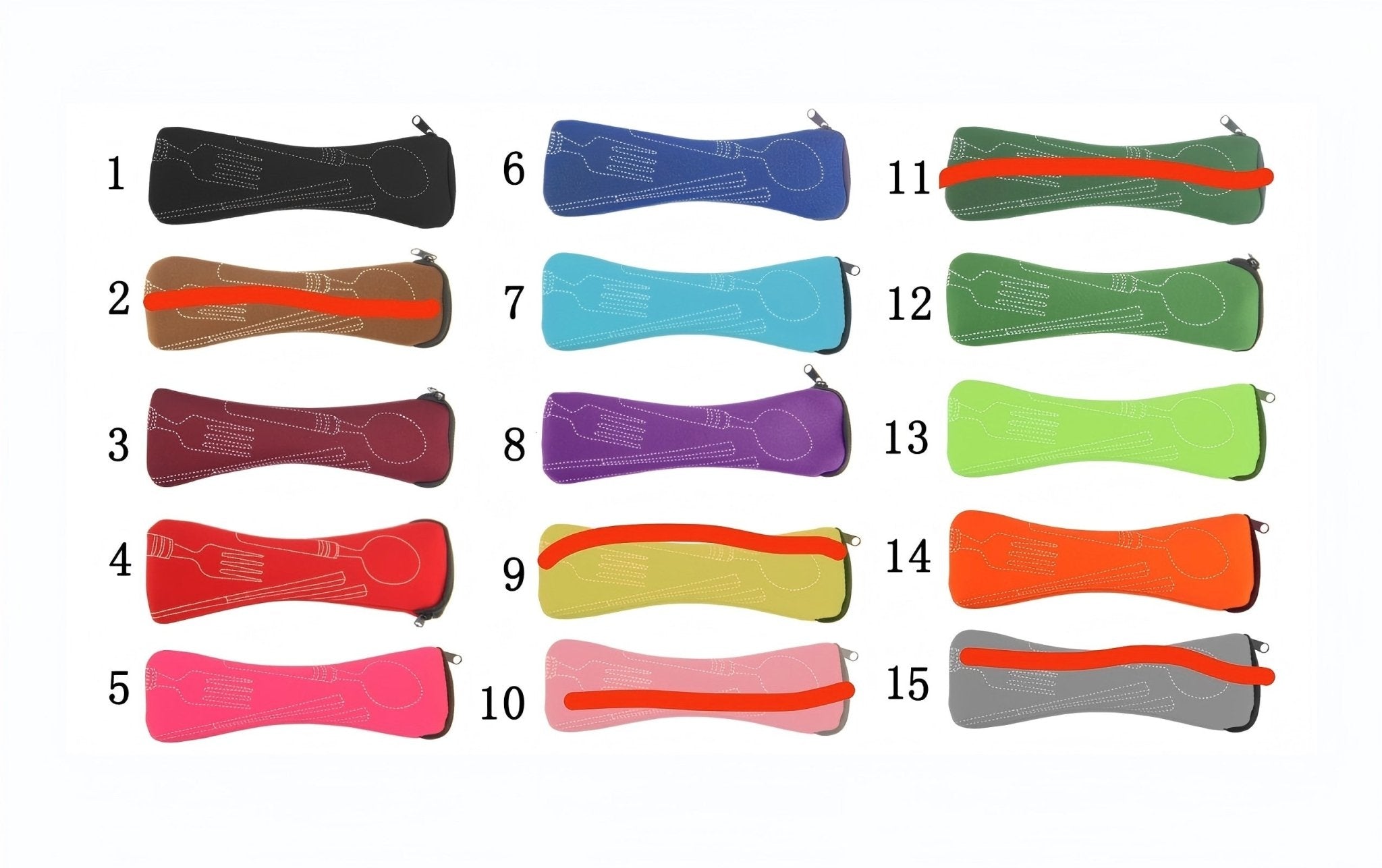 3 Pack Reusable Flatware Set - Delite Promotional Products