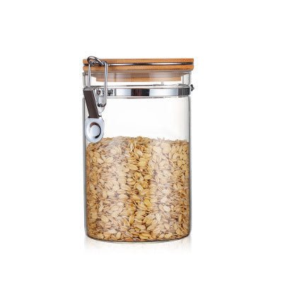 32 Oz Glass Jar Bamboo Cover 950ml - Delite Promotional Products