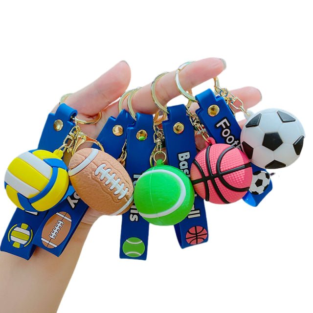 3d Volleyball Keychain - Delite Promotional Products