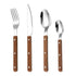 4 Piece Imitation Wood Utensil Set With Cotton Pouch - Delite Promotional Products