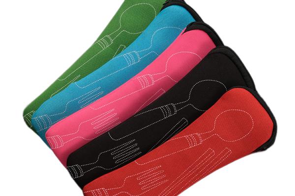 4 Pack Reusable Flatware Travel Utensils