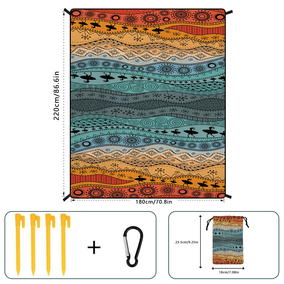 Quick-dry Sandproof Beach Blanket