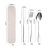 Wheat Stainless Steel Travel Utensil