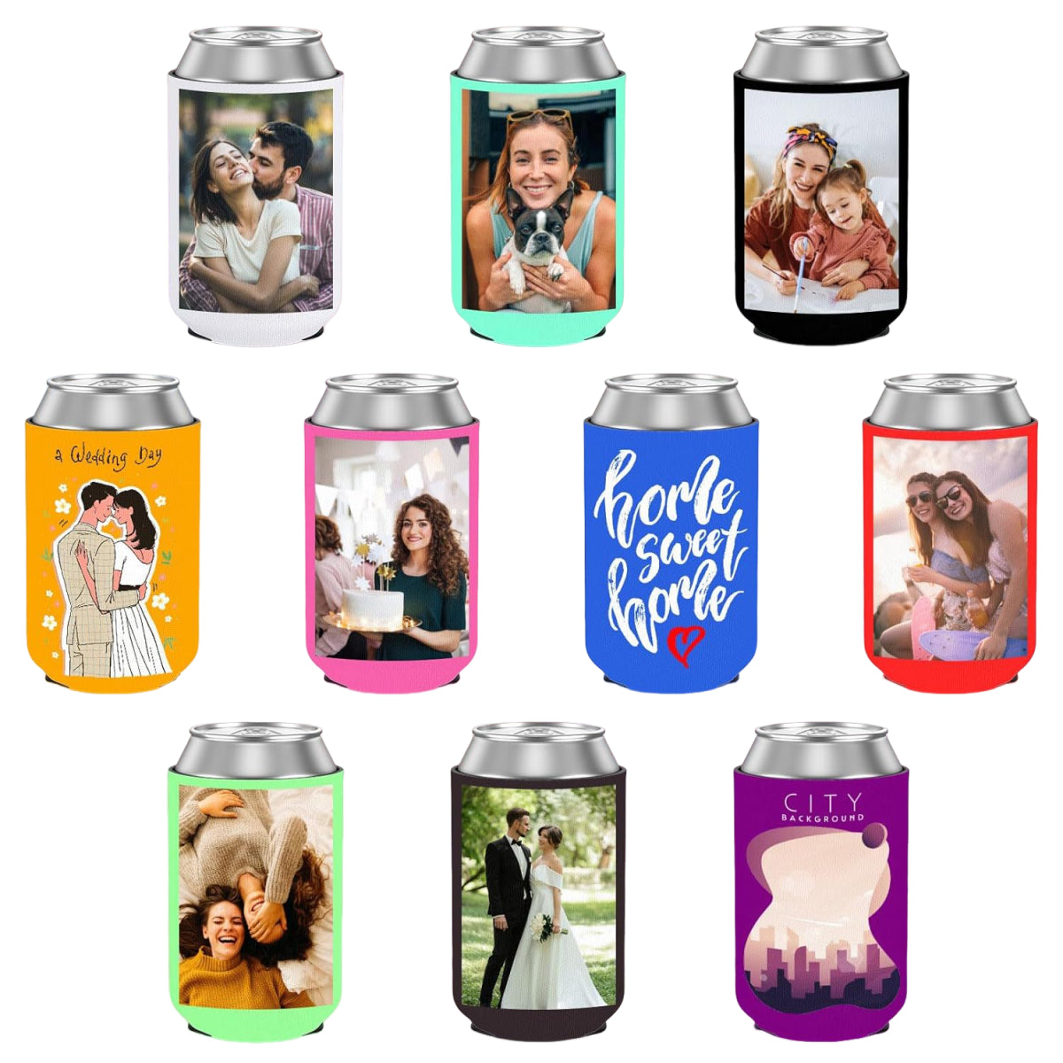 Beer Can Coolers Sleeves