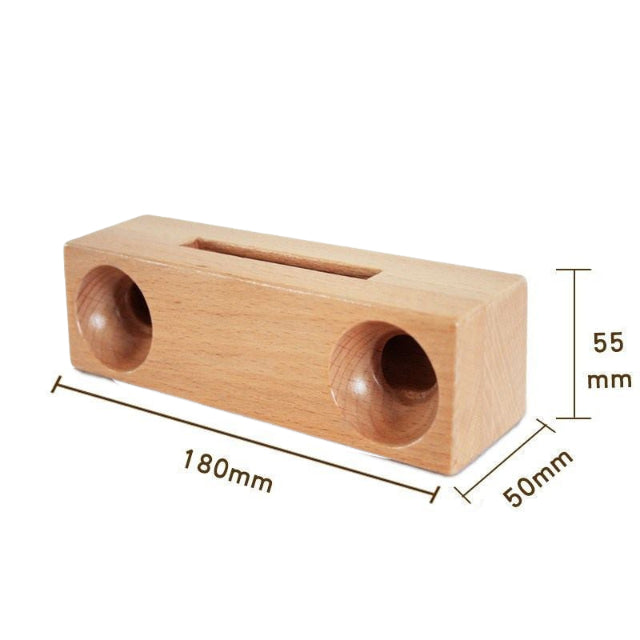 Wood Phone Holder Sound Amplifier