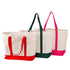 Zippered Canvas Tote Bag