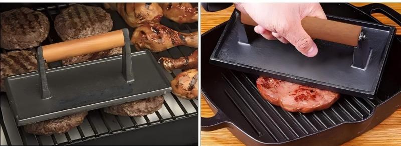 Rectangle Smash Burger Press