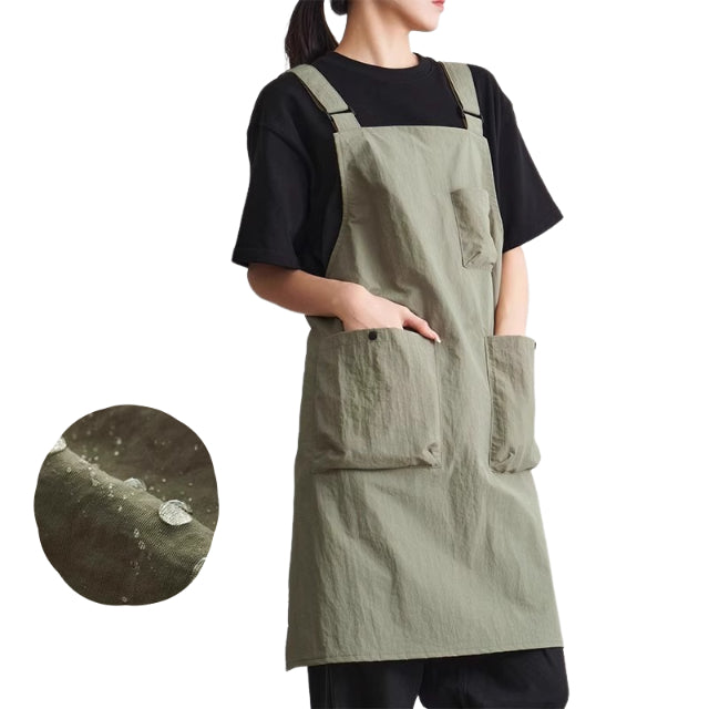 Adjustable Bib Apron With Pocket