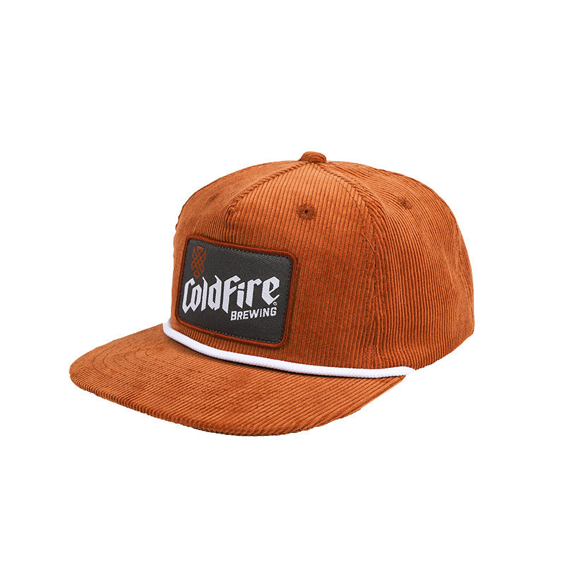 Corduroy Flatbill Strapback Baseball Cap - By Boat