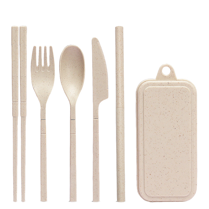 Collapsible Utensils Set With Portable Case