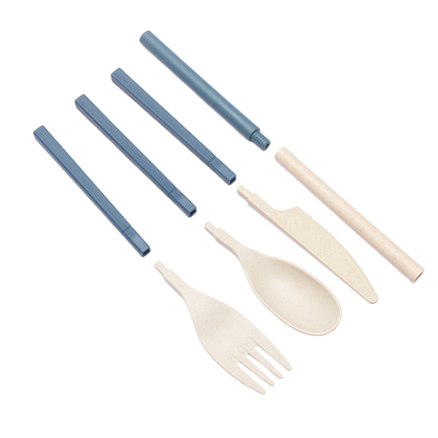 Collapsible Utensils Set With Portable Case