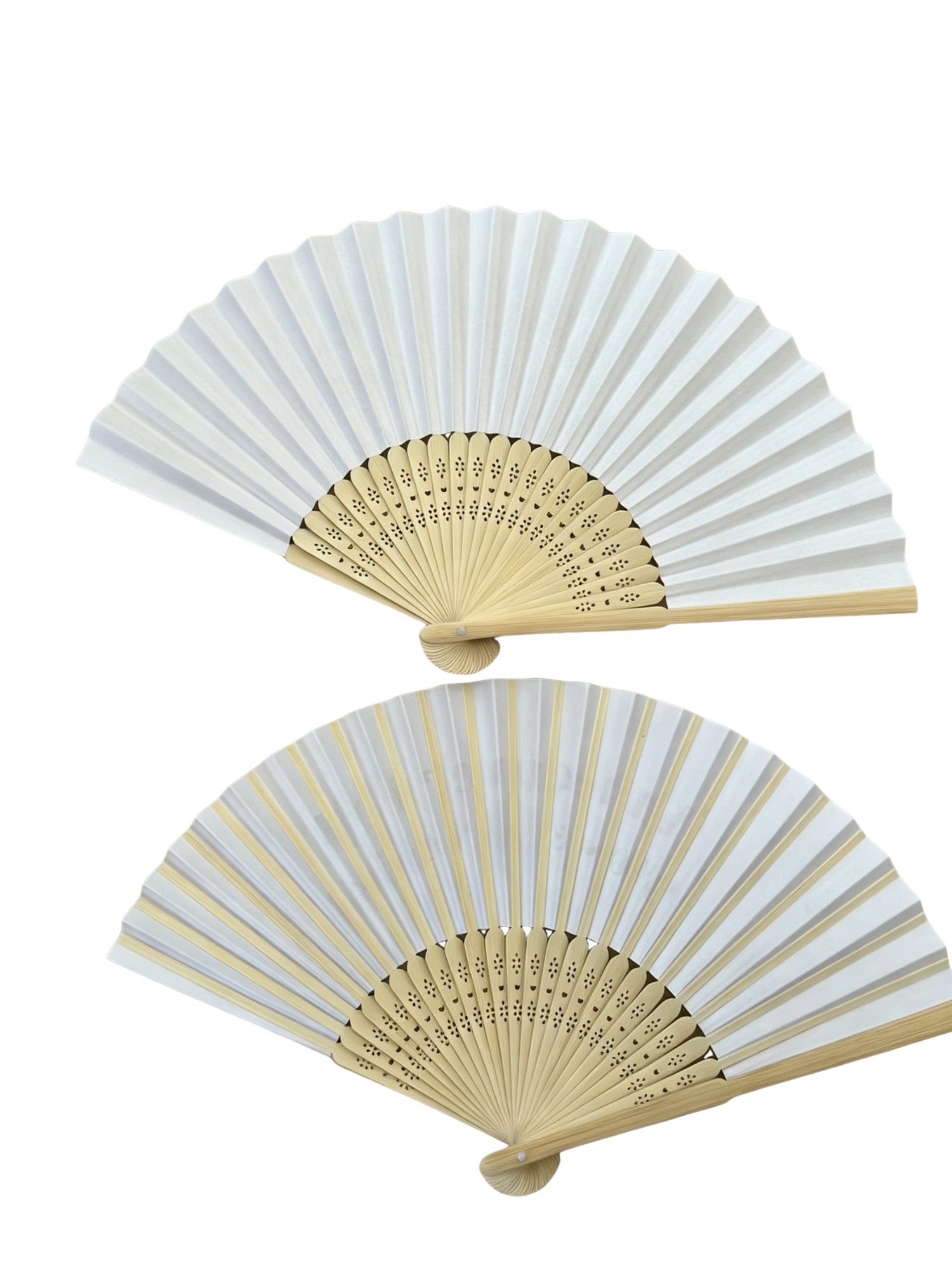 Bamboo Paper Handheld Fan
