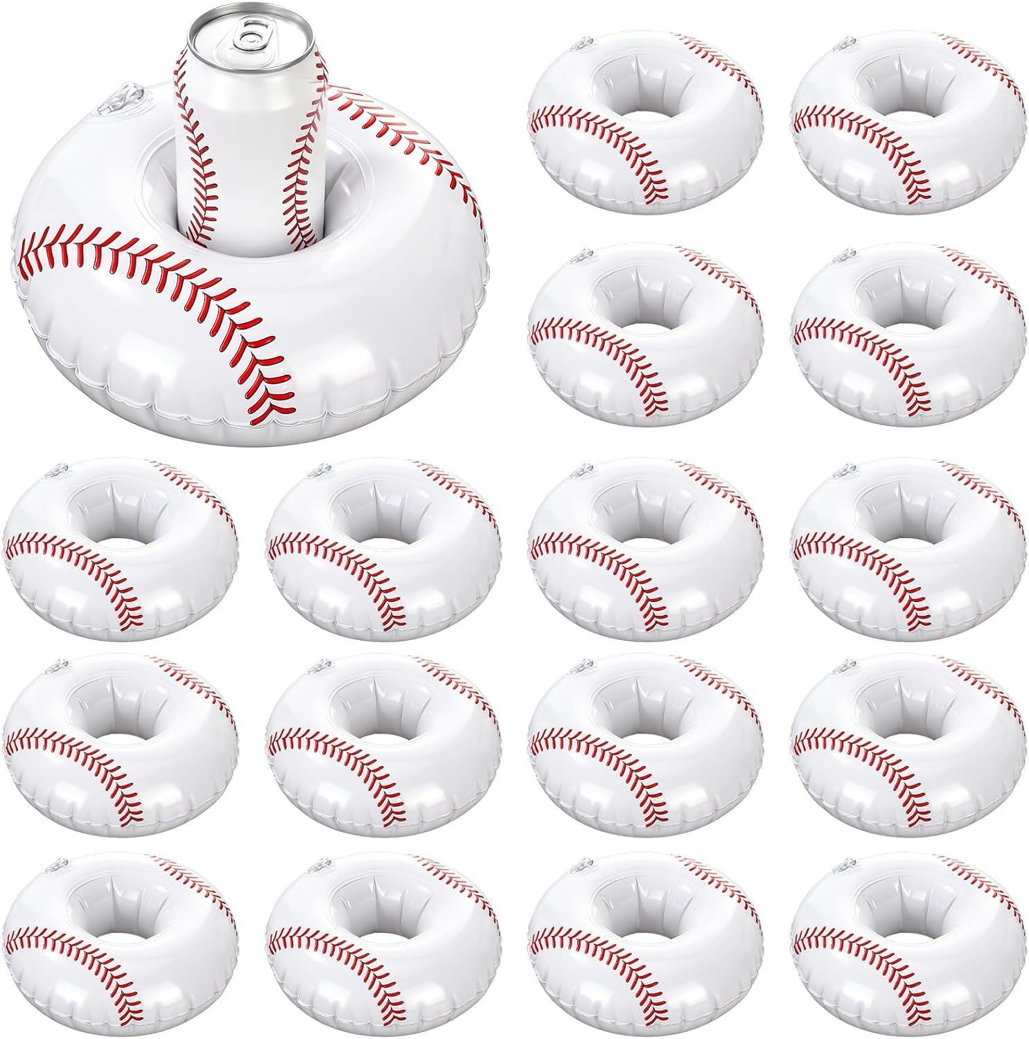 Inflatable 7 Inchs Baseball Beverage Coaster