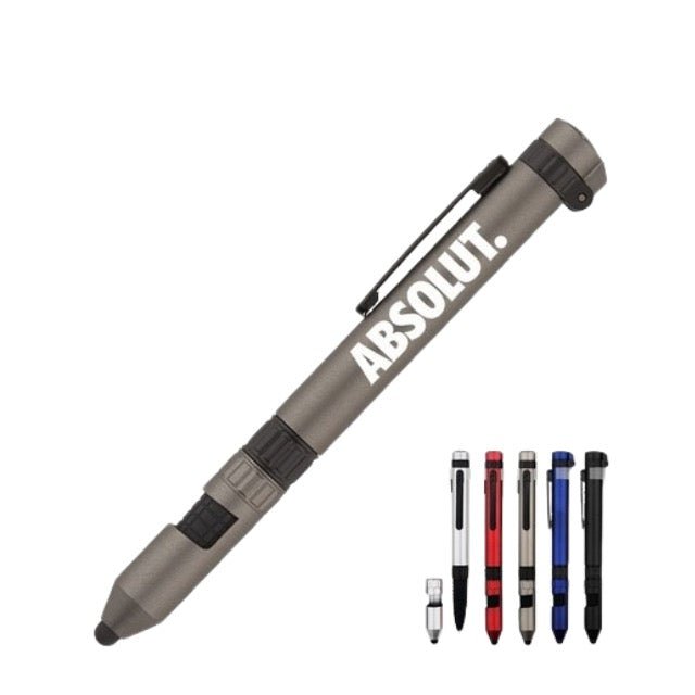 6 In 1 Stylus Multi Tool Pen - Delite Promotional Products