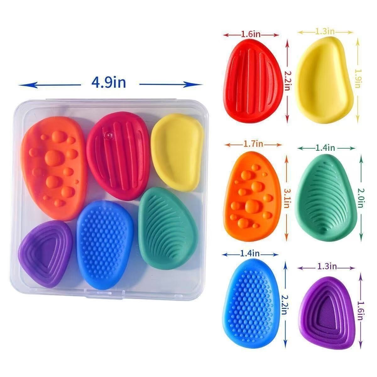 6 Pcs Silicone Sensory Toy - Delite Promotional Products