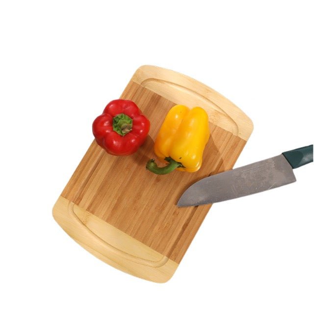 6 X 9in Two Tone Bamboo Cutting Board - Delite Promotional Products