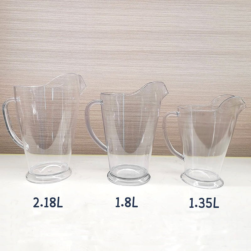 60oz Plastic Liquid Jar Styrene Pitcher - By Boat - Delite Promotional Products